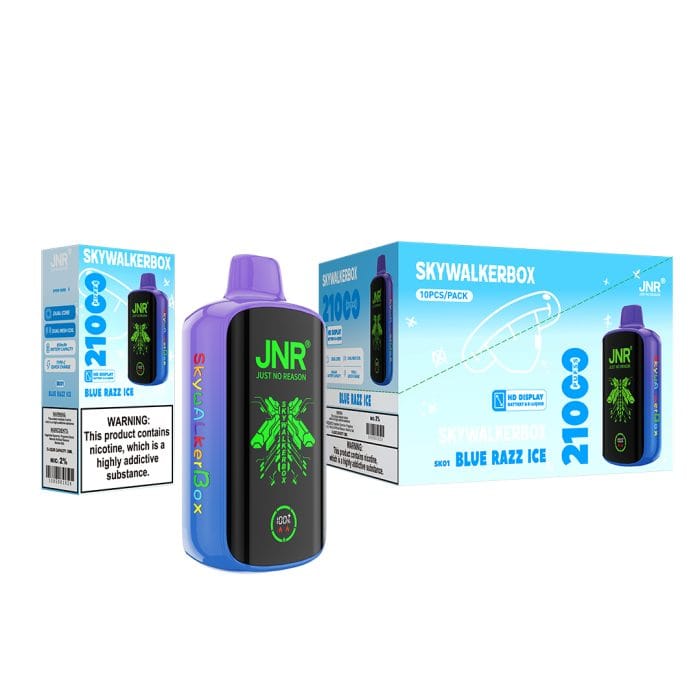 JNRJNR SKYWALKER BOX 21000 puffs  Disposable Vapeblue razz ice