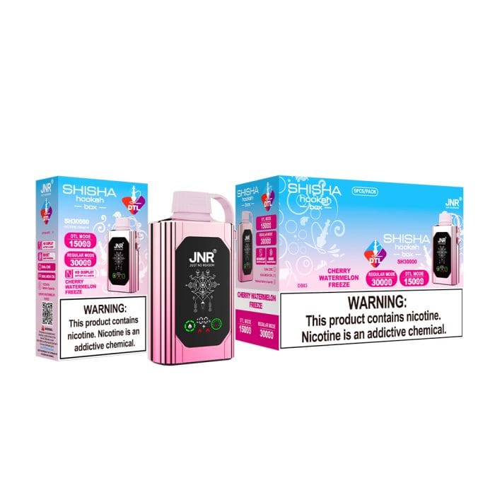 JNRJNR SHISHA Hookah box 30000 puff Disposable Vapecherry watermelon freeze