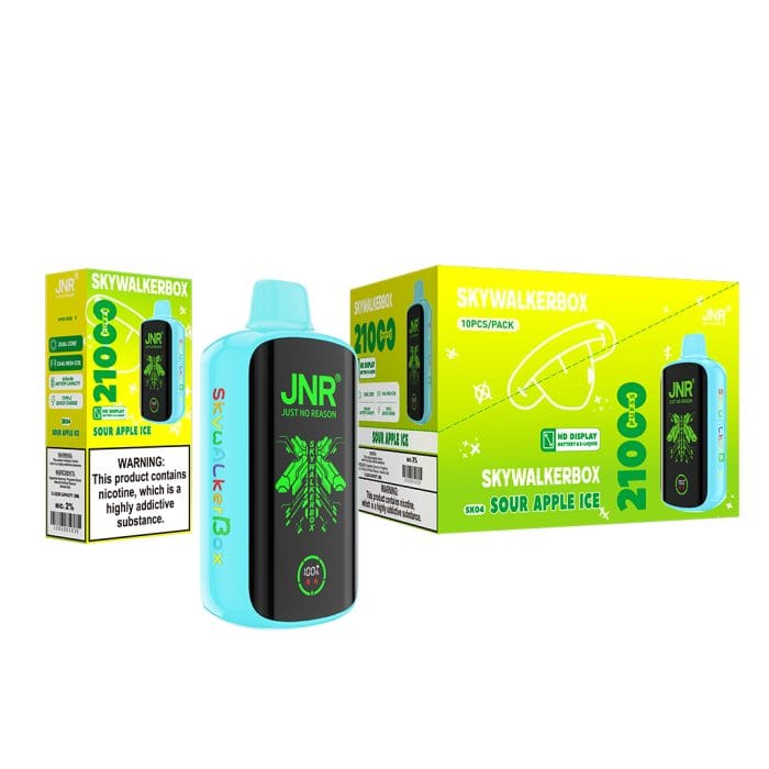 JNRJNR SKYWALKER BOX 30000 Puff Disposable Vapesour apple ice