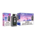 JNRJNR SHISHA Hookah box 20500 puff disposable vapemixed berry ice ok