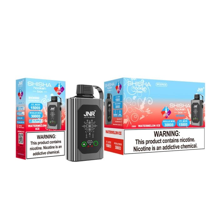 JNRJNR SHISHA Hookah box 30000 puff Disposable Vapewatermelon ice