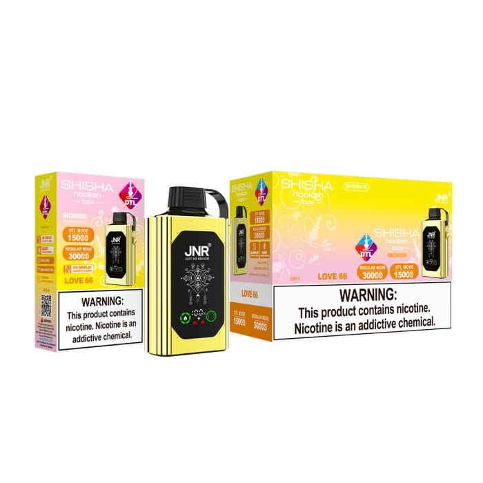 JNRJNR SHISHA Hookah box 30000 puff Disposable Vapelove