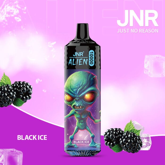 JNRJnr alien 10000 puffs Disposable Vapeblack ice 黑莓冰