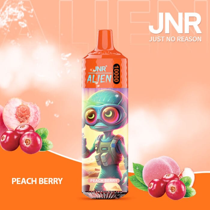 JNRJnr alien 10000 puffs Disposable Vapepeach berry 桃子莓