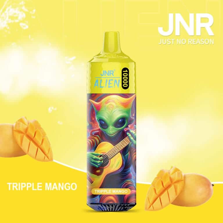 JNRJnr alien 10000 puffs Disposable Vapetripple mango