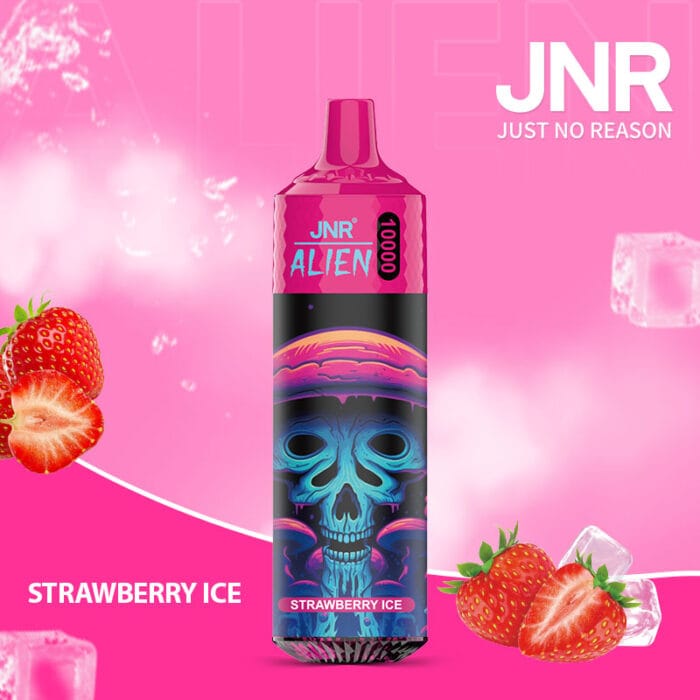JNRJnr alien 10000 puffs Disposable Vapestrawberry ice 草莓冰