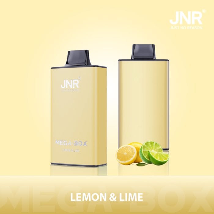 JNRJNR Mega Box 25k  puffs  Disposable Vapelemon lime