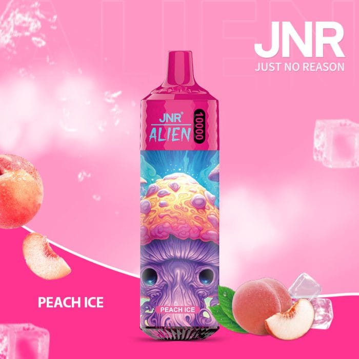 JNRJNR alien 10k puff Disposable Vapepeach ice 桃子冰