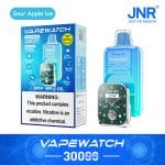 JNRJNR Vape Watch 30000 Puffs Disposable Vapesour apple ice
