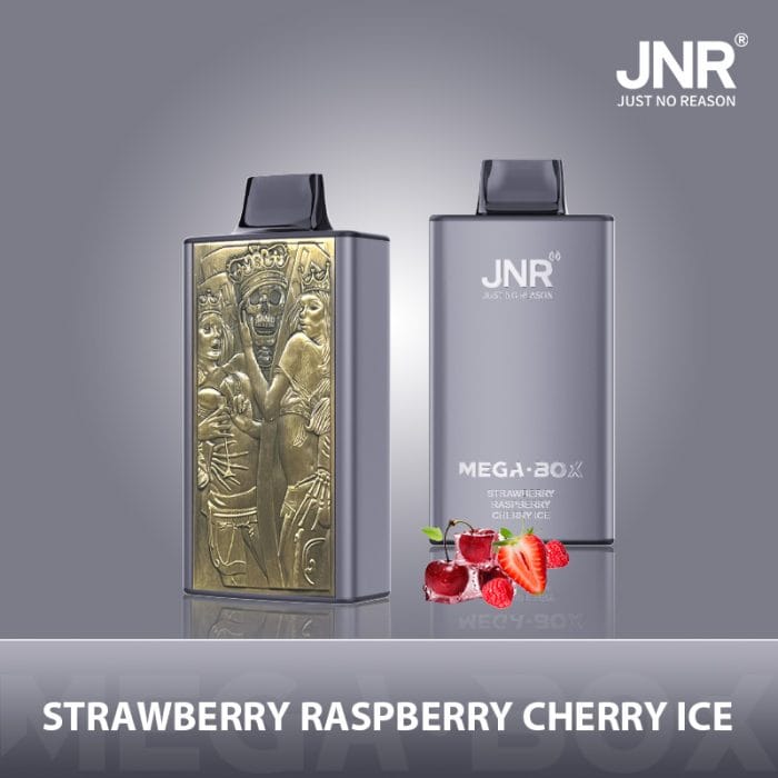 JNRJNR Mega Box 25k  puffs  Disposable Vapestrawberry raspberry cherry ice