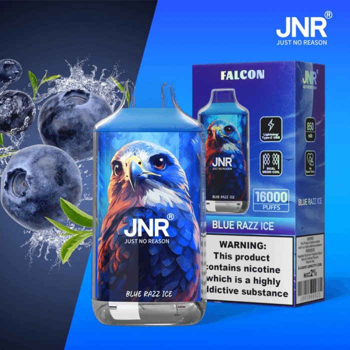JNRDiscover The Ultimate Vaping Experience With Jnr Falcon 16000 Puff Disposable Vapejnr falcon puff disposable vape
