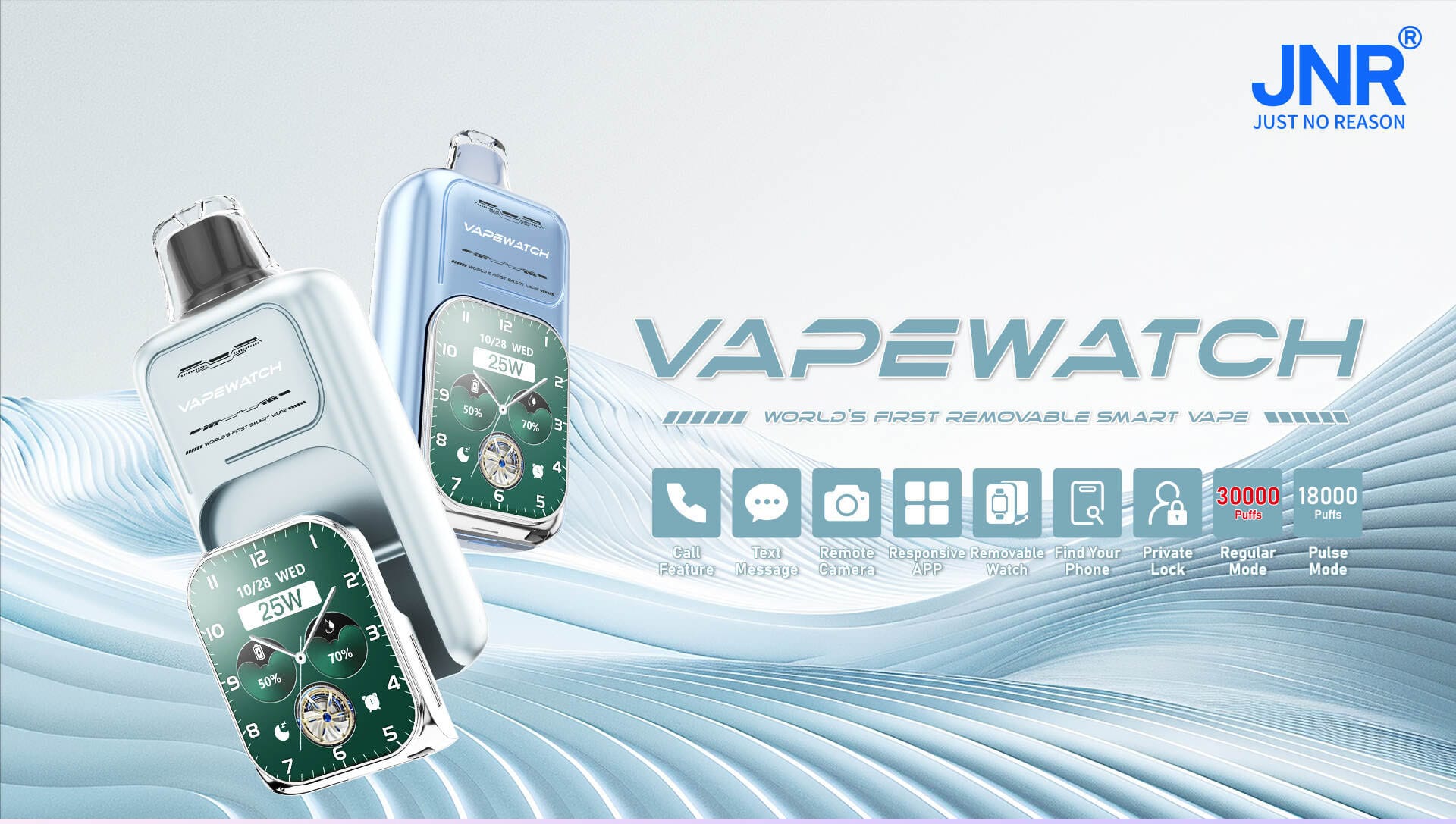 JNRJNR Vape Watch 30000 Puffs Disposable Vapejnr vape watch info