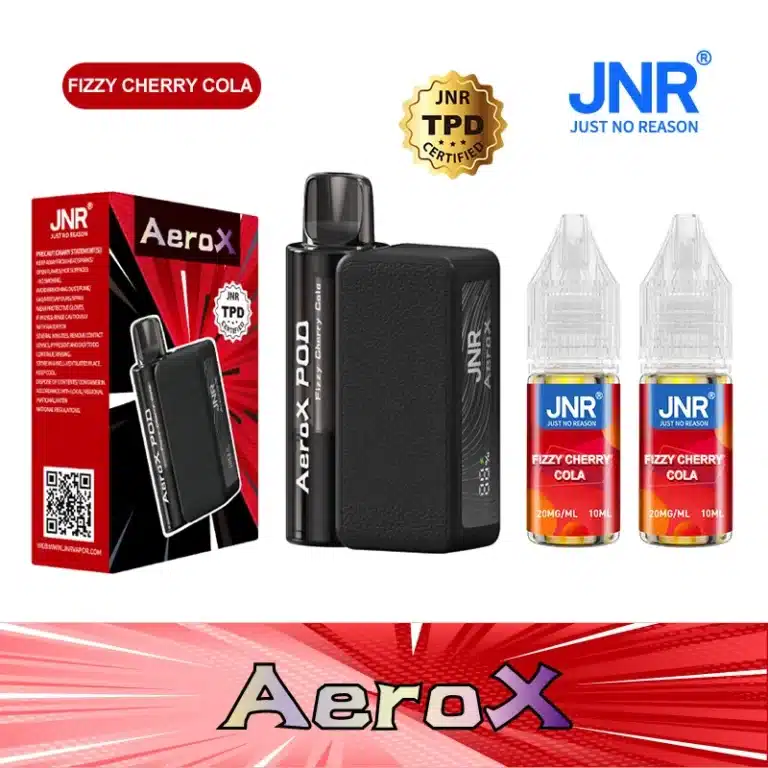 JNRjnr Areo X 32000 puff 32k Puffs disposable vape pod system with e liquidjnr areo x puff fizzy cherry cola