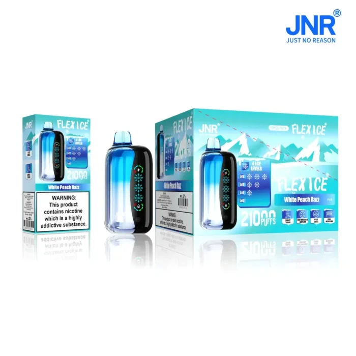 JNRUltimate Guide To JNR Flex Ice 21000 Puffs Touch Screen Vape 21K puff Touch Screen ice controljnr flex ice ajustable smart vape en gros