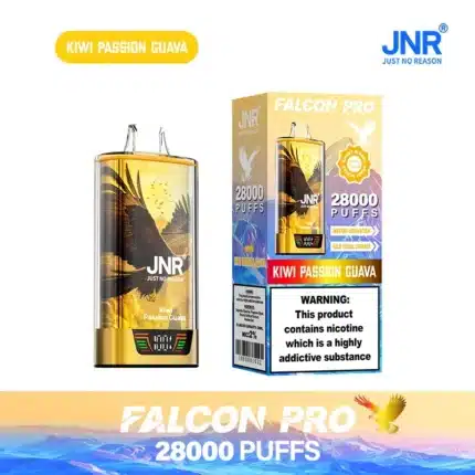 JNRThe Jnr Falcon Pro 28K Puffimgi h vape jnr falcon pro puffs kiwi passion guava